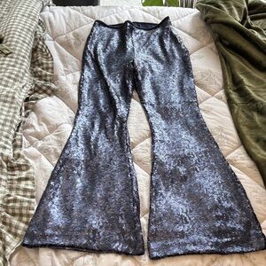 Sequin Flare Pants